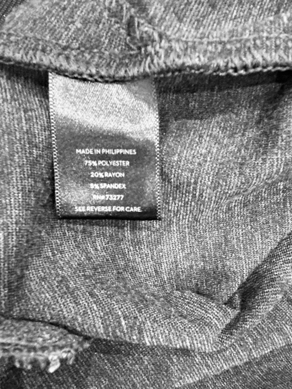 Vera Wang Simply Vera, Bootcut Gray Stretch Pull on Business Casual Pants. - Picture 6 of 7